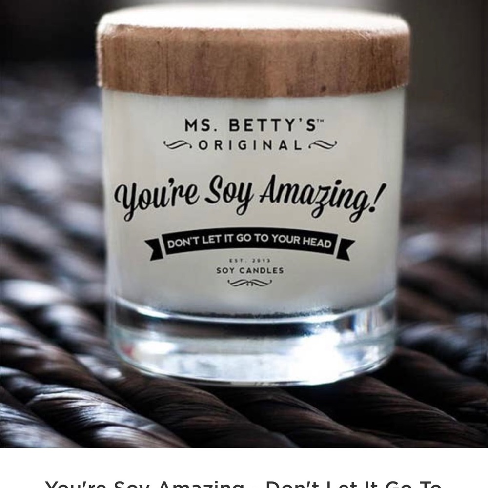 Ms Betty’s soy candle